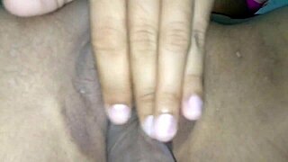 Amateur Wet Tight Pussy Gets Creampied After Intense Cock Rubbing Action