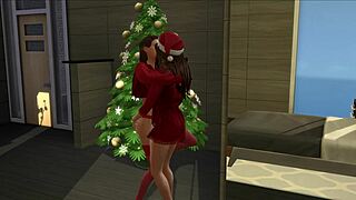 i love our christmas morning fuck session with my lesbian shemale partner