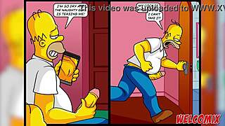 fucking the big butt housemaid in wild cartoon action