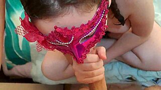 Alena plays with dildo in bathroom