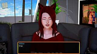 Visual novel game walkthrough with interactive gameplay