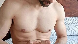 just playin with my foreskin, jerkin off till i cum hard