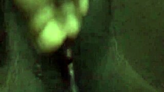 Feeling the wetness in black pussy solo masturbation