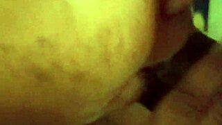 A wealthy man giving oral sex to a woman