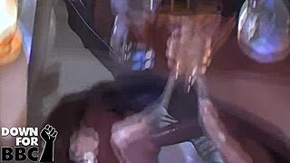 max mikita takes black man's huge cock in tight ass