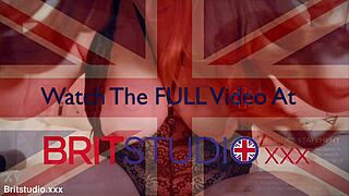 Can you believe this gorgeous redhead cums solo in lingerie?