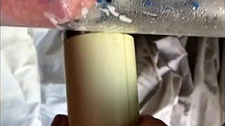 Cum After Vibrator On Soft Cock!