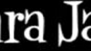 sara jay teases with her longest glass dildo in red