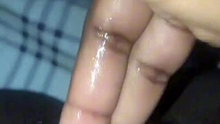 Feeling the wetness in black pussy solo masturbation