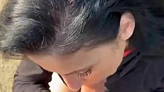 i fucked her huge round ass and then put all the cum on her face and in her mouth, what a mouthful!