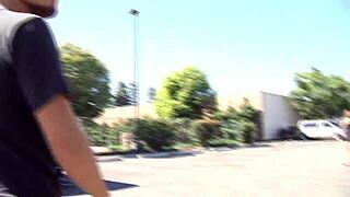 Brunette Mom Licks and Screws Young Boy Hard