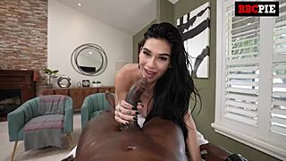 Black cock explosion, facial, and creampie fetish fulfillment