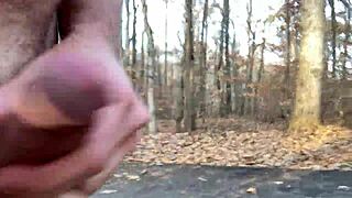 Clitlicker662 Flashes Solo in Crazy Forest Update on Nov 26, 2024. Wild Outdoor Homemade Action Unfolds in Nature.