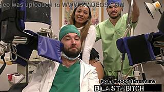 melany lopez sucks cock and gets pussy pounded with cum