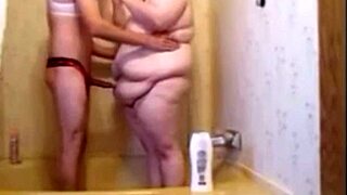 I fucked my wife in the shower, made her deepthroat, then anal with creampie