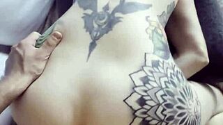 hooker exhausted after rough monster cock anal vacation