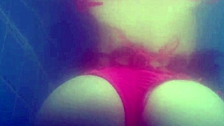 Wife satisfies her desires in pool with a stud