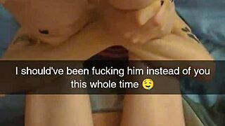 Cheating girlfriend gets creamy revenge in hot snap action