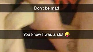 Cheating girlfriend gets creamy revenge in hot snap action