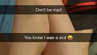 Cheating girlfriend gets creamy revenge in hot snap action