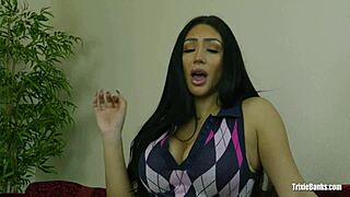 Trixie Banks' erotic humiliation and financial domination in a cuckold threesome