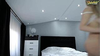 who is this blonde teen doing sloppy masturbation on web chat? tell me now