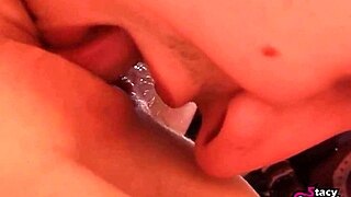 Beautiful young woman shows her big ass and gives a blowjob on camera