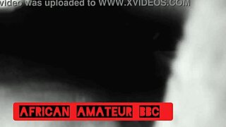 Ebony couple goes hard with big cock action! 🔥