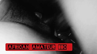 Ebony couple goes hard with big cock action! 🔥