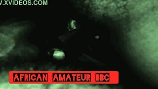 Ebony couple goes hard with big cock action! 🔥