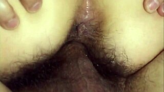 I’m obsessed with this hot babe’s big tits and hairy pussy banging hard