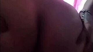 Close up of a hot amateur couple in sexy costumes