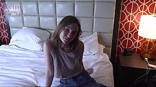 Unbelievable! Mr. Brogan Fucks Blonde Claire's Tight Ass!