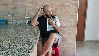 My stepbrother caught me masturbating during video call help