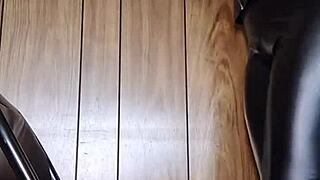 Only women in leather and boots, softcore content