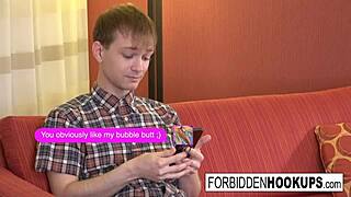 Big Boobed Babe Takes Her Step-Brothers Fat Cock