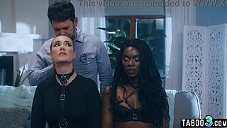 Obedient MILF Wife Siri Dahl and Her Ebony Friend Assisting Husband