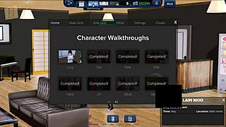 Commented gameplay of Harem Hotel 426 visual novel