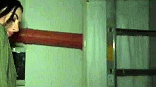 blue-eyed babe sucks fat dick in snowy public