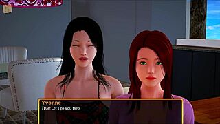 In my new family, we play games involving big tits and ass