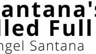 Angel Santana's intimate area is ejaculated on in the hospital room