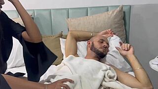 Woke up to my wife's sister sucking my huge cock!