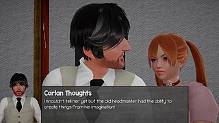 Hey, wanna join this headmaster's fantasy orgy with shaved pussy play in part 3?