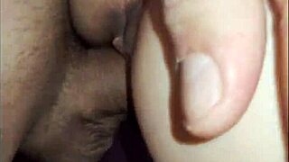 mature wife's ass in stockings trembles so much