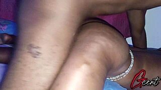 Pretty Nigerian amateur gets a big cock inside her