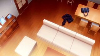 This athlete gets fucked by her roommate's friend with benefits