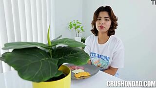 Quiet girl Hazel Heart gives up all holes, oops I mean everythang