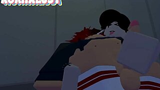 Watch Koraxlust's Roblox femboy get dominated by taller psycho girl!