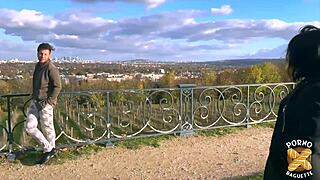 christina, the petite 18+ milf brunette, unleashes her slutty side in lingerie for her first amateur video