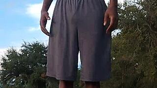 Home video of a black husband with brown eyes making love to his blonde wife